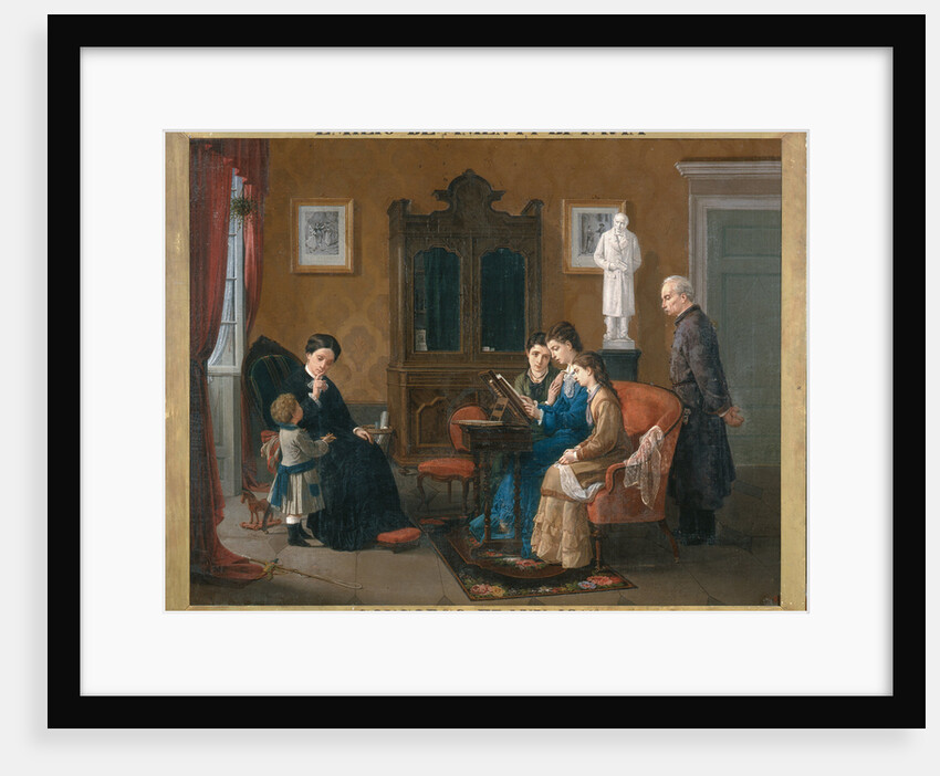 Family Reading of The Betrothed, 1876 by Anonymous