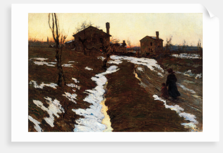 Last snow, 1906 by Anonymous