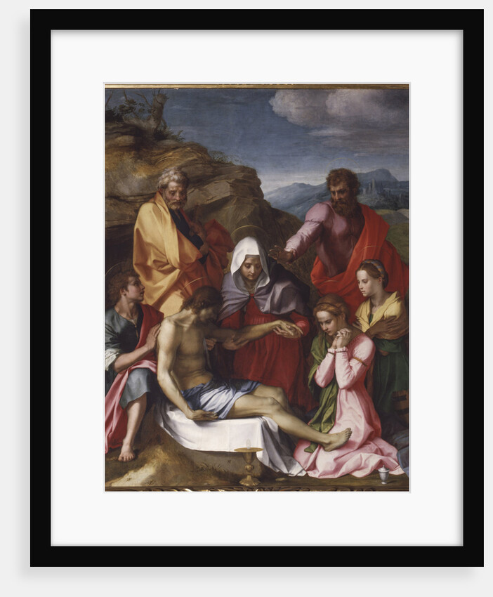 Pietà with Saints (Pietà di Luco), 1523-1524 by Anonymous