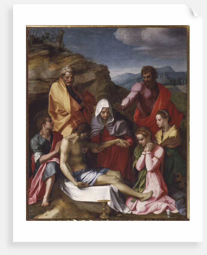 Pietà with Saints (Pietà di Luco), 1523-1524 by Anonymous