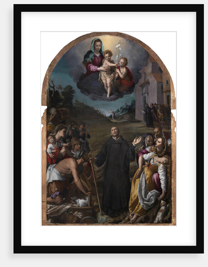 Miracles of Saint Fiacre, c. 1596 by Anonymous