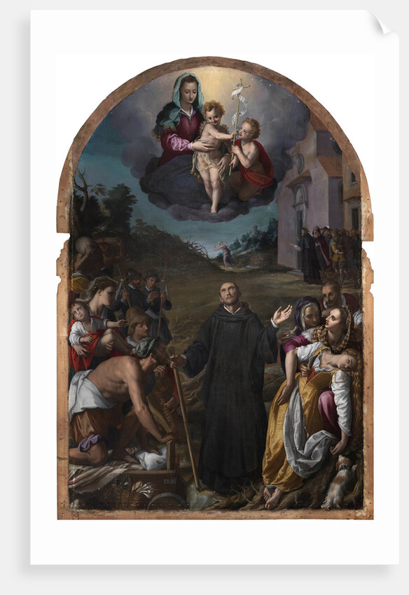 Miracles of Saint Fiacre, c. 1596 by Anonymous