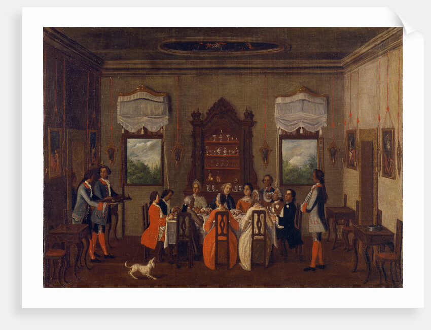 Breakfast in the villa, Between 1760 and 1799 by Anonymous