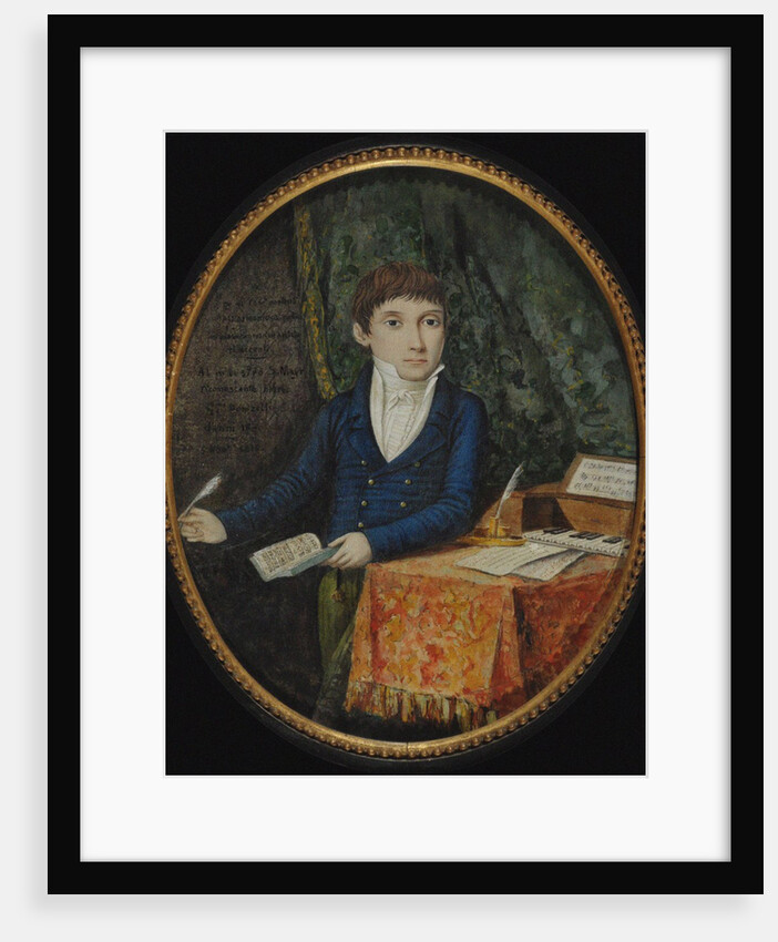 Portrait of the composer Gaetano Donizetti as a youth, 1810s by Anonymous