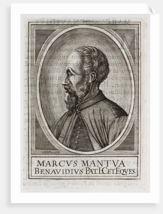 Portrait of Marco Mantova Benavides by Anonymous