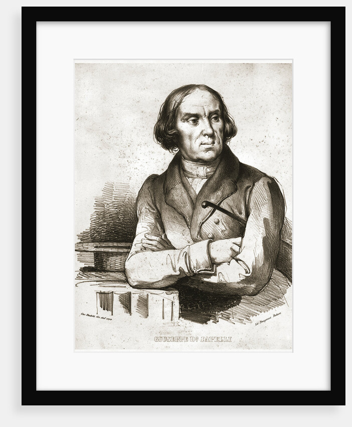 Portrait of Giuseppe Jappelli by Anonymous