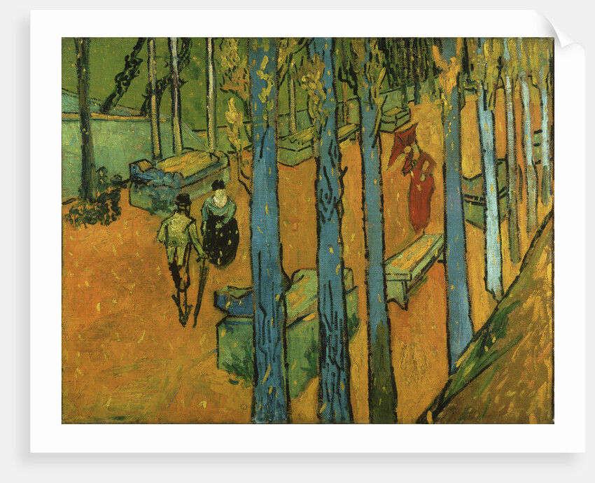 Falling leaves (Les Alyscamps), 1888 by Anonymous