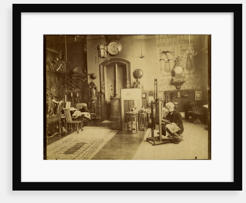 Jean-Léon Gérôme in his workshop, c. 1890 by Anonymous