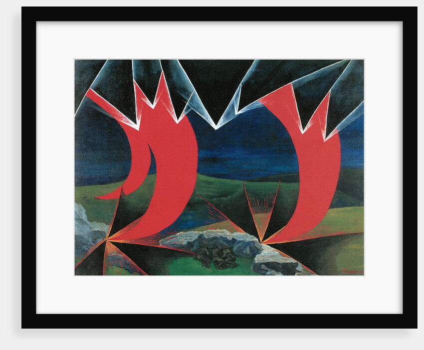Impressions of Bombardment (Shrapnels and Grenades), 1926 by Anonymous