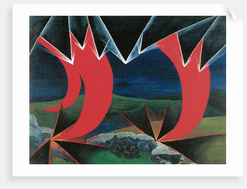 Impressions of Bombardment (Shrapnels and Grenades), 1926 by Anonymous
