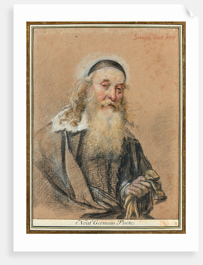 Portrait of the poet Louis de Neufgermain by Anonymous