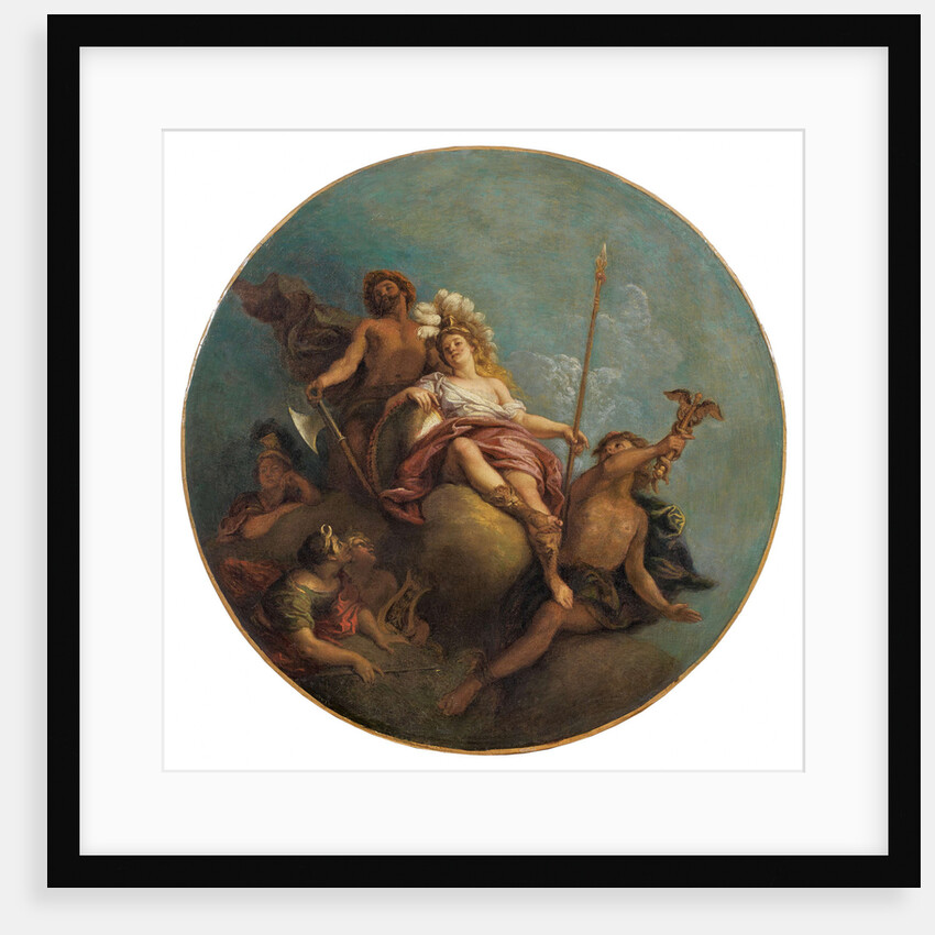 Minerva surrounded by Mercury, Diana, Apollo and Vulcan by Anonymous
