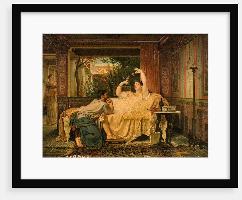 Lesbia and her Sparrow, 1860 by Anonymous