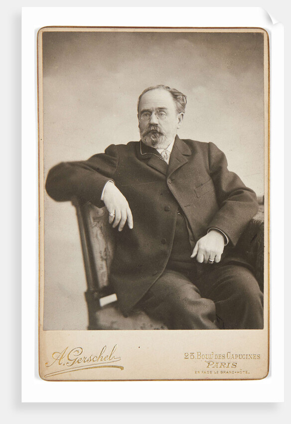 Portrait of Émile Zola, ca 1895-1900 by Anonymous