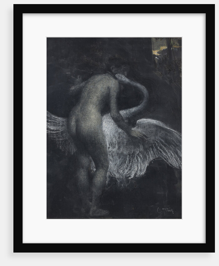 Leda and the Swan by Anonymous