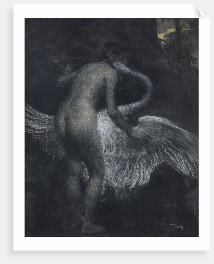 Leda and the Swan by Anonymous