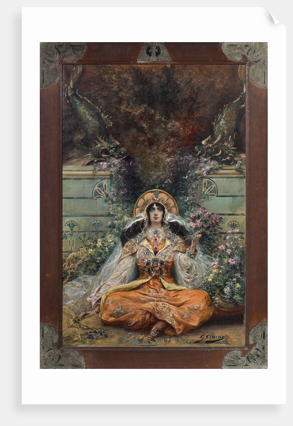 Portrait of the actress Sarah Bernhardt by Anonymous