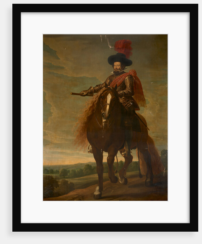 Equestrian Portrait of Gaspar de Guzmán, Count-Duke of Olivares, First Half of 17th cen by Anonymous
