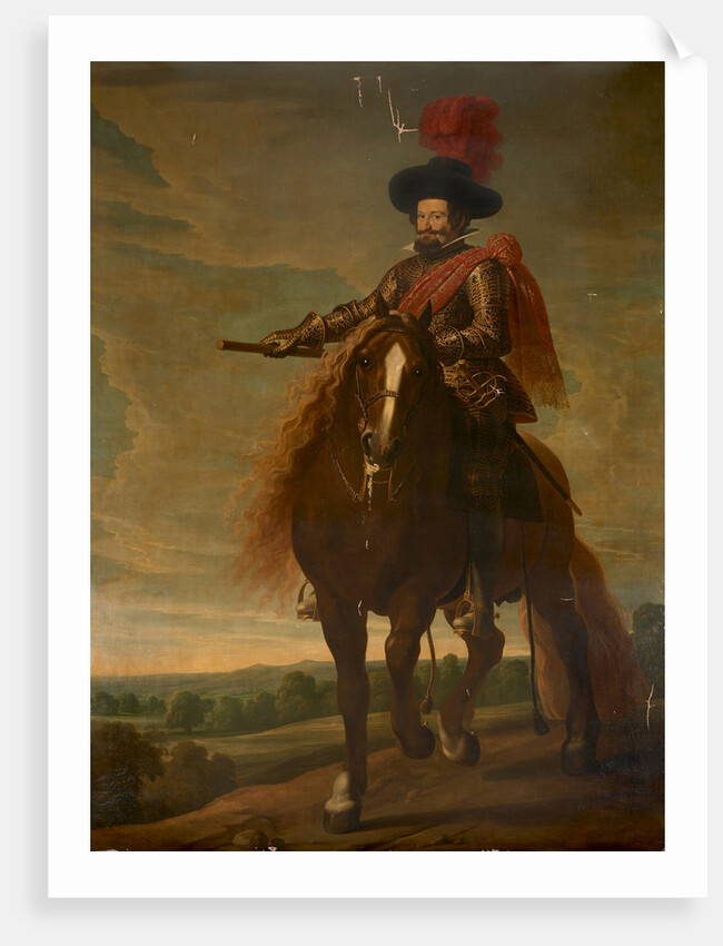 Equestrian Portrait of Gaspar de Guzmán, Count-Duke of Olivares, First Half of 17th cen by Anonymous