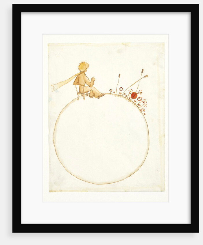Illustration for novella The Little Prince (Le Petit Prince), 1942 by Anonymous