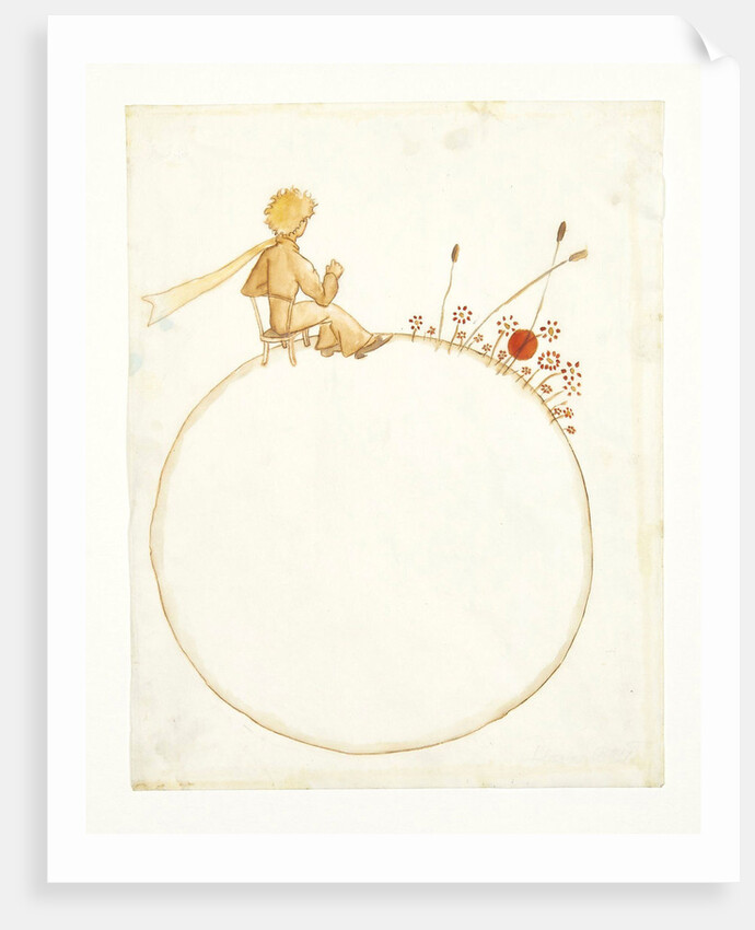 Illustration for novella The Little Prince (Le Petit Prince), 1942 by Anonymous