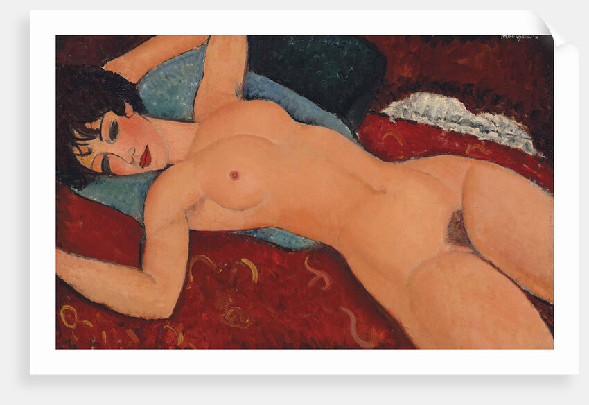 Nude lying (Nu couché), 1917 by Anonymous