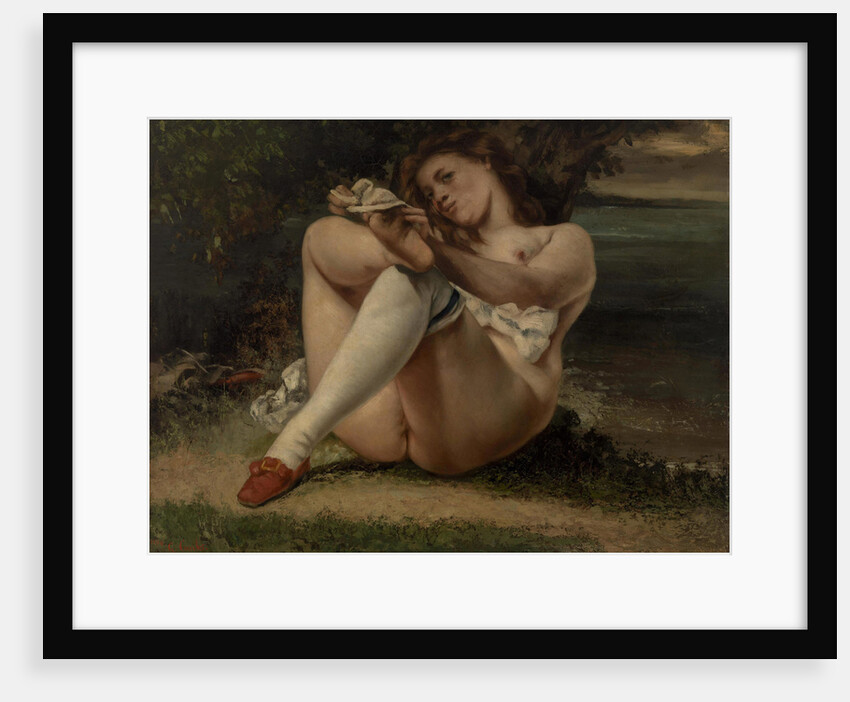 Woman with White Stockings (La Femme aux bas blancs), 1861 by Anonymous
