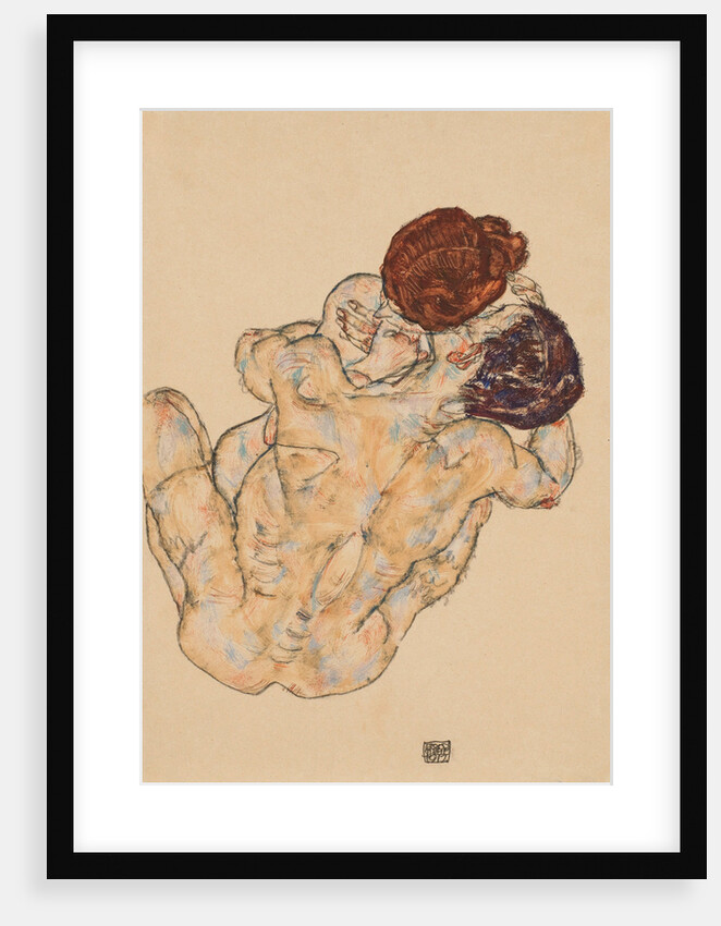 Man and Woman (Embrace), 1917 by Anonymous