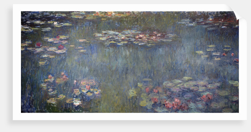 Waterlilies Pond, Green Reflection (Le Bassin aux nymphéas, reflets verts), 1920-1925 by Anonymous