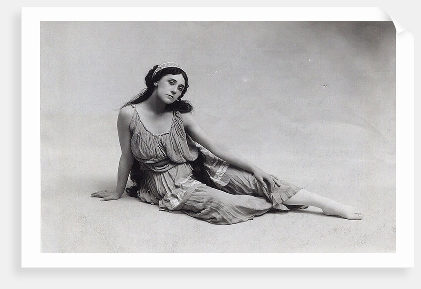 Tamara Karsavina as Echo in the Ballet Narcisse by N. Tcherepnin, 1912 by Anonymous