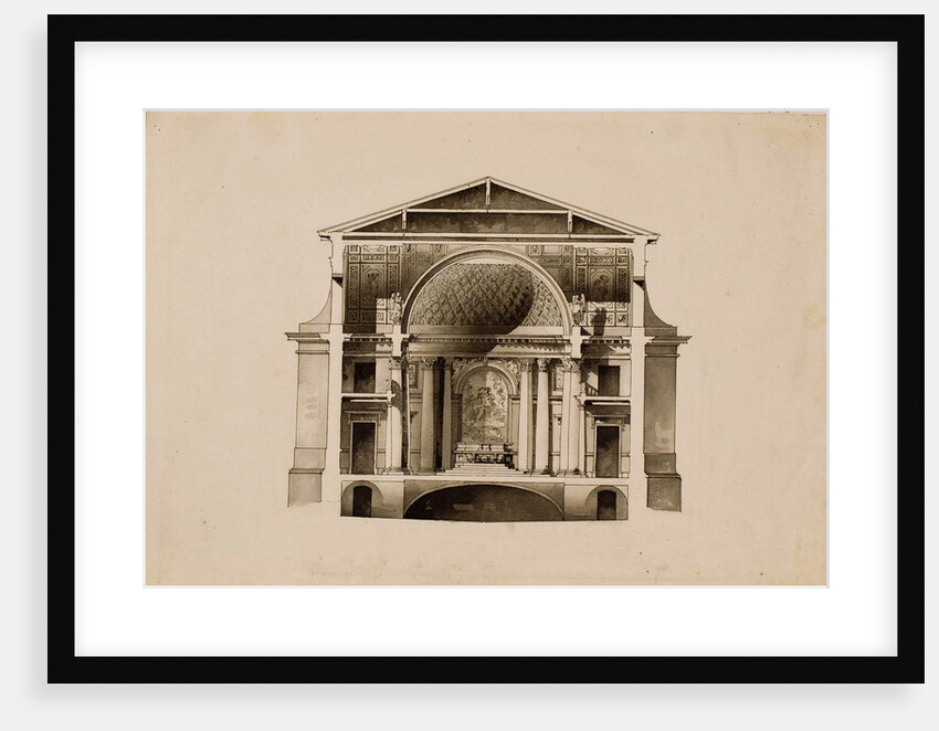 Project of the Maltese Chapel at the Vorontsov Palace in Saint Petersburg, 1798-1800 by Anonymous