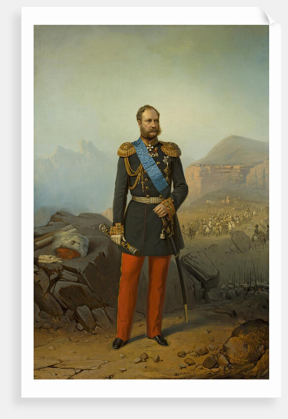 Portrait of Prince Alexander Ivanovich Baryatinsky, 1860s-1870s by Anonymous