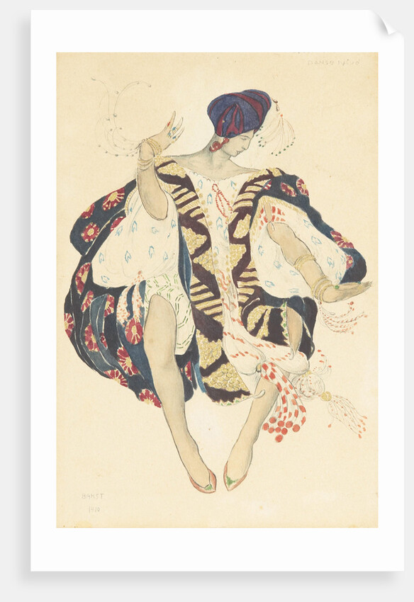 Costume design for the ballet Cleopatra by A. Arensky, 1910 by Anonymous