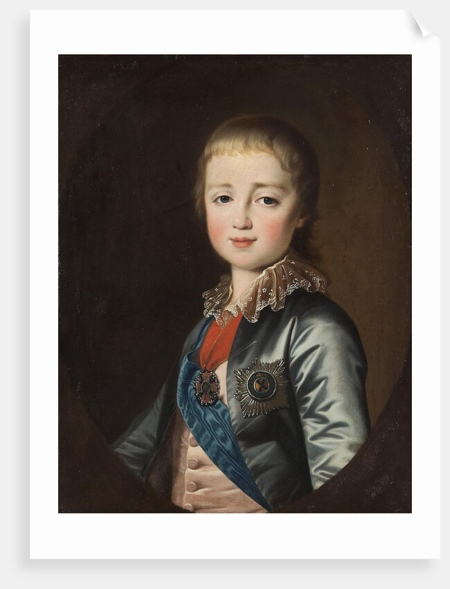 Portrait of Grand Duke Constantine Pavlovich of Russia, End 1780s by Anonymous