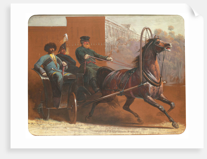 A coach ride through Saint Petersburg by Anonymous