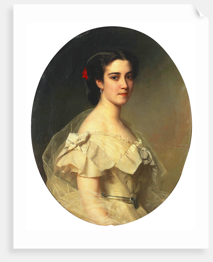 Portrait of Baroness Lina Yxkull-Gyllenband, née von Adelson, 1863 by Anonymous