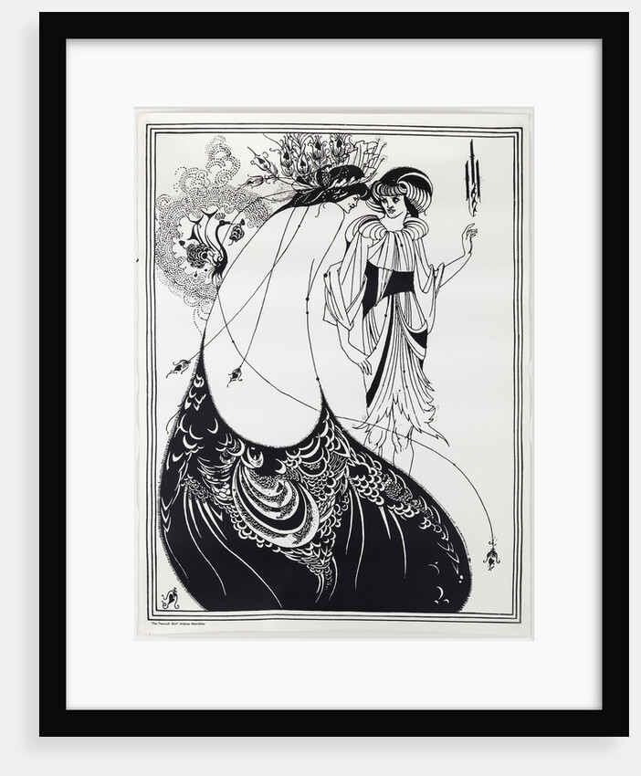 The Peacock Skirt. Illustration for Salome by Oscar Wilde, 1894 by Anonymous
