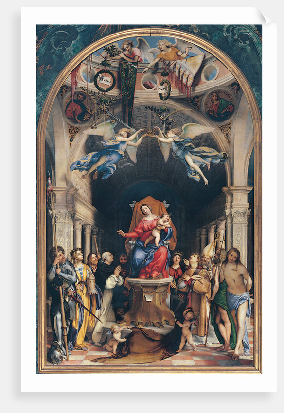 Virgin and Child Enthroned with Saints, 1513-1516 by Anonymous