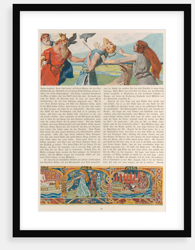 The Death of Baldr (Right site) by Anonymous