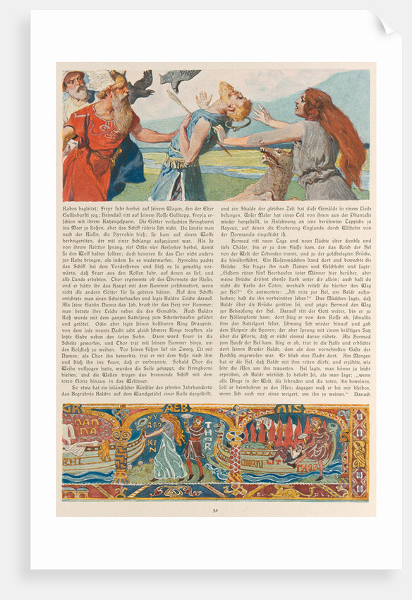 The Death of Baldr (Right site) by Anonymous