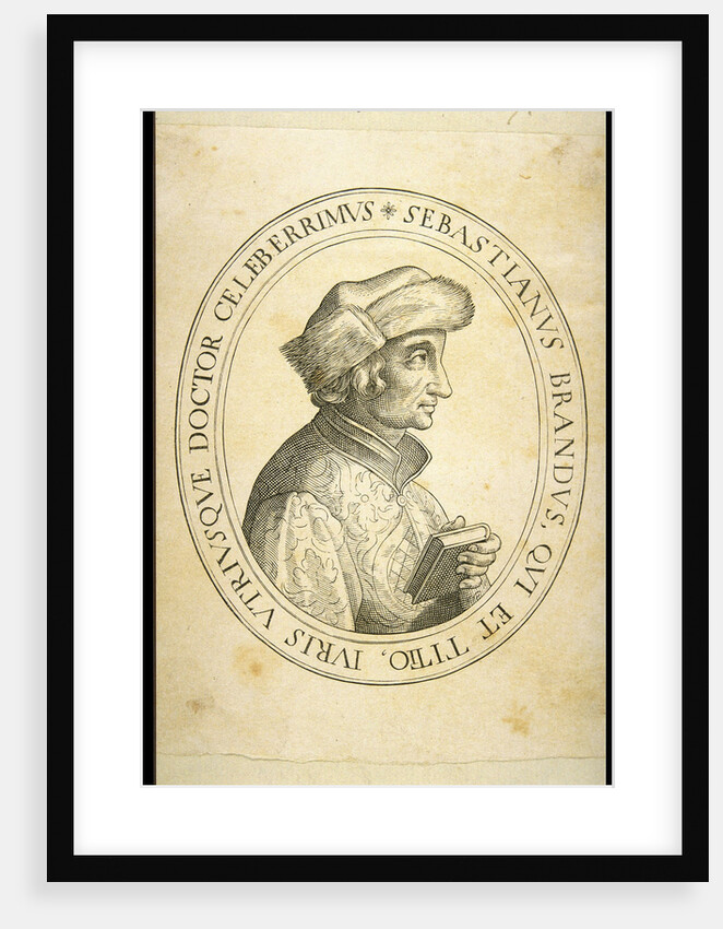 Portrait of Sebastian Brant, c. 1497 by Anonymous