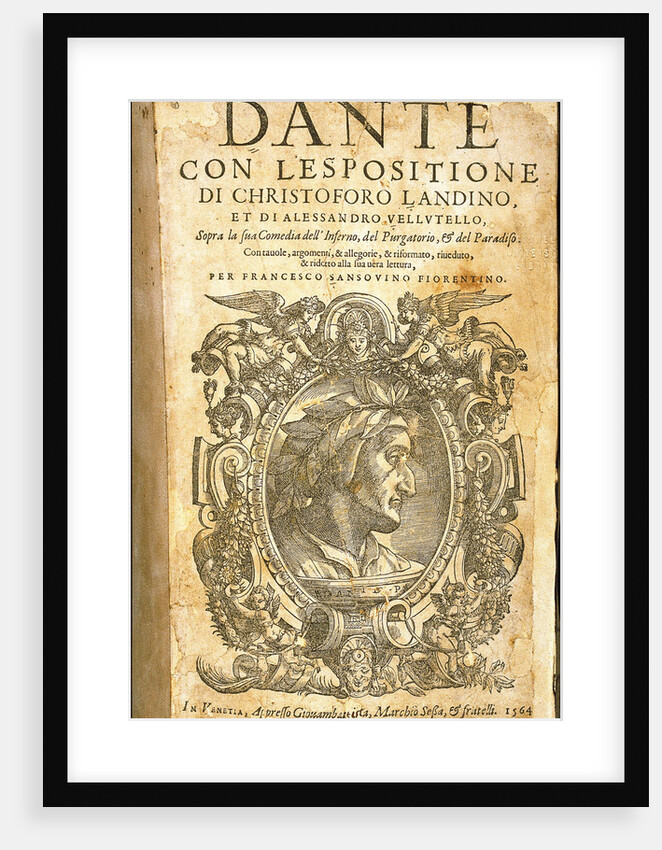 Dante Alighieri, 1564 by Anonymous