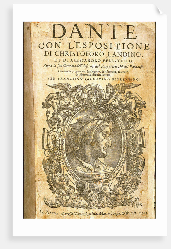 Dante Alighieri, 1564 by Anonymous
