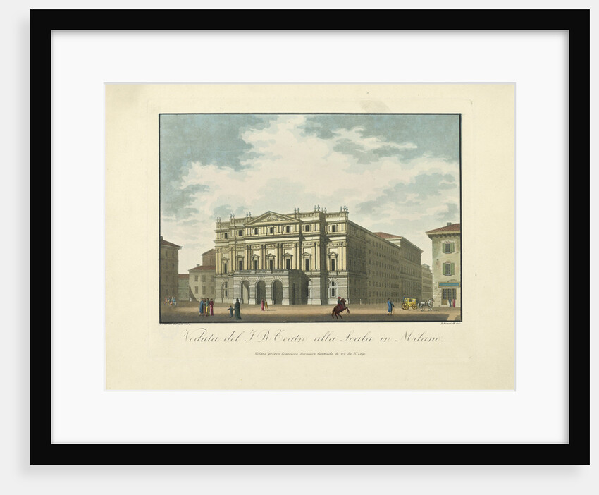 Teatro alla Scala, ca 1820 by Anonymous