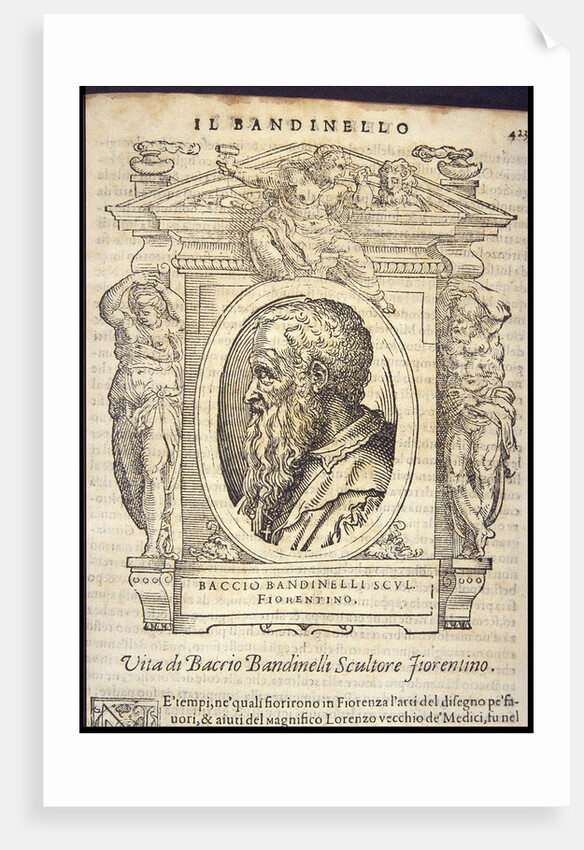 Baccio Bandinelli, ca 1568 by Anonymous