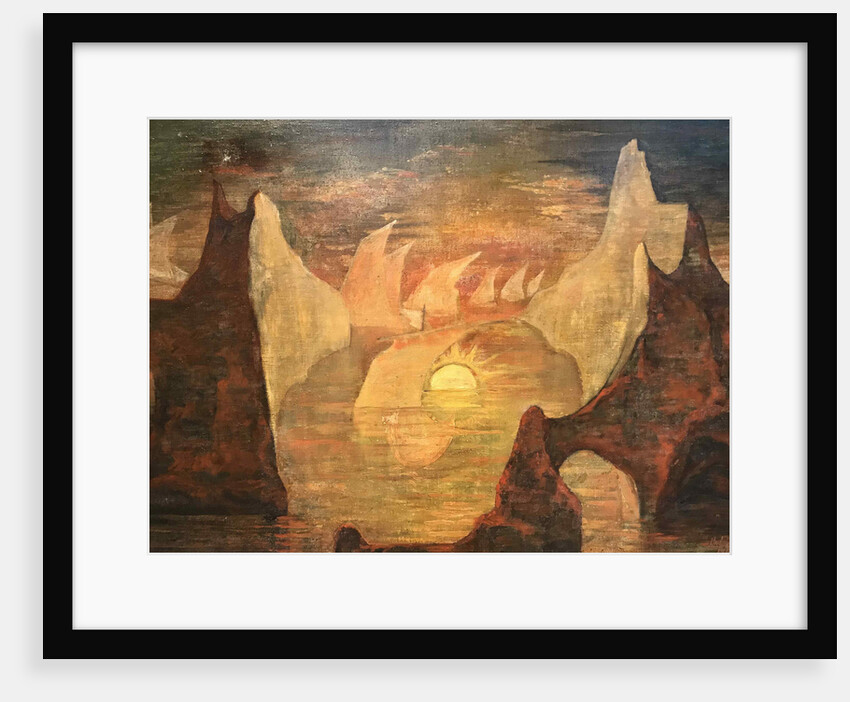 The Sun at dusk, 1916 by Anonymous