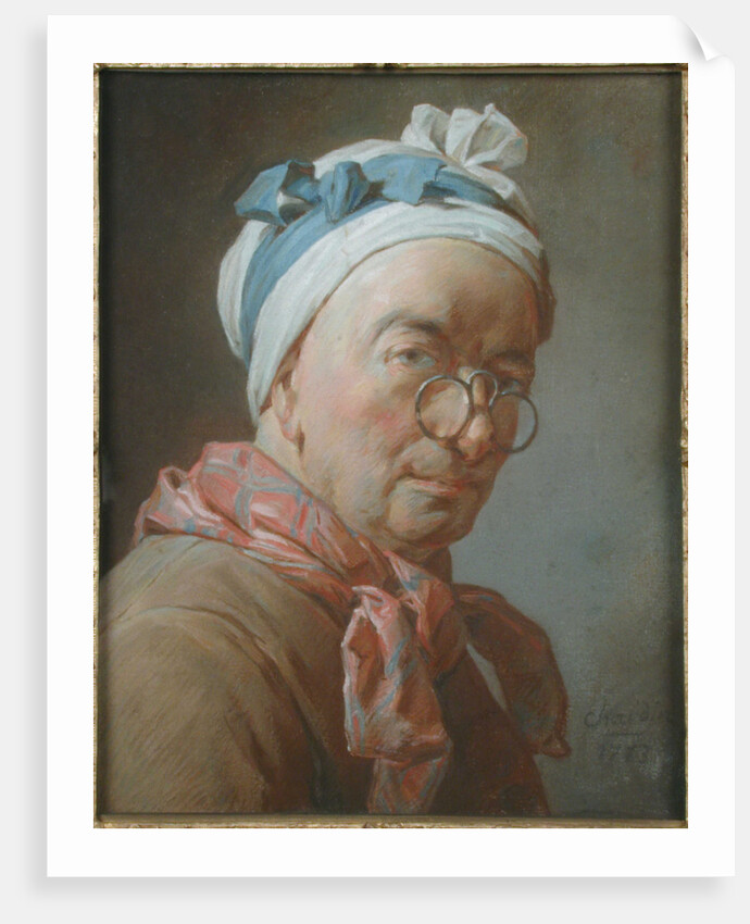 Self-portrait with spectacles, 1773 by Anonymous