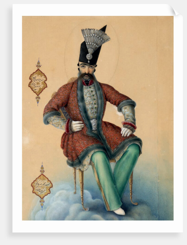 Apotheosis of Naser al-Din Shah Qajar, 1854 by Anonymous