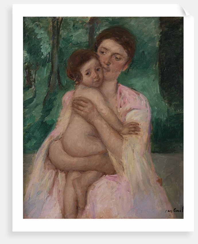 Woman with a Child in Her Arms, c. 1914 by Anonymous