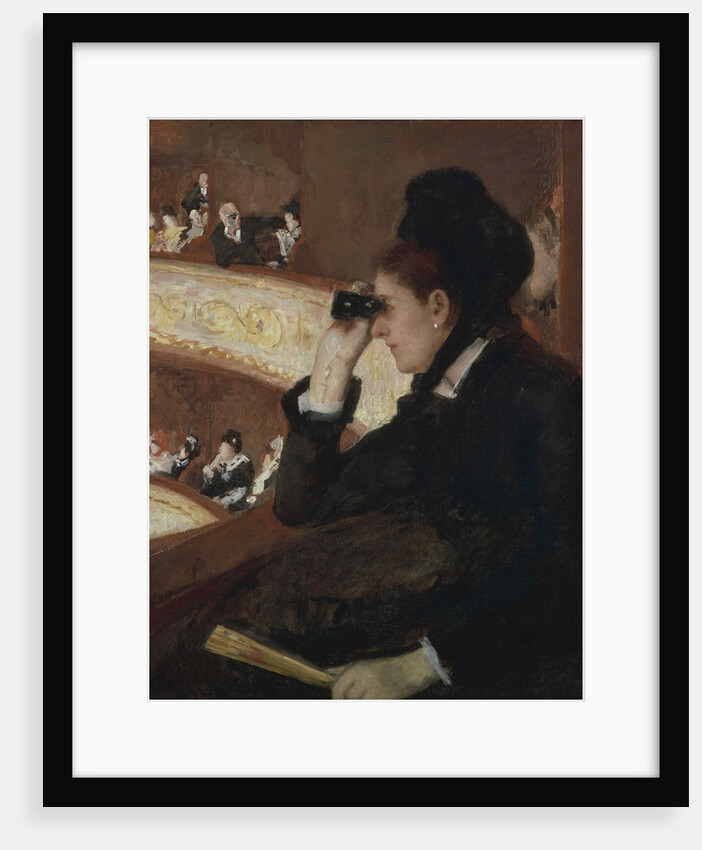 In the Loge, ca 1878 by Anonymous